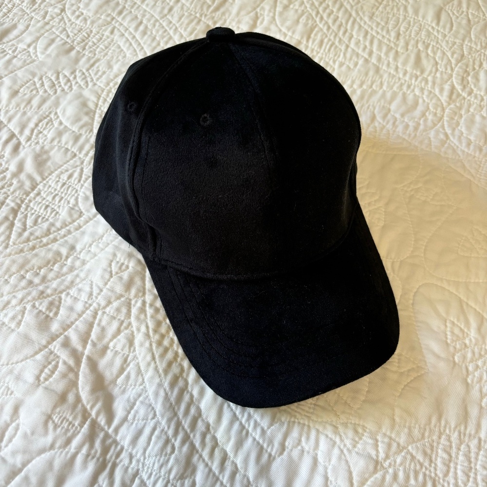 Black Velvet Baseball Cap